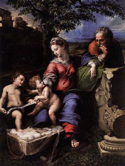 RAFFAELLO Sanzio Holy Family below the Oak France oil painting art